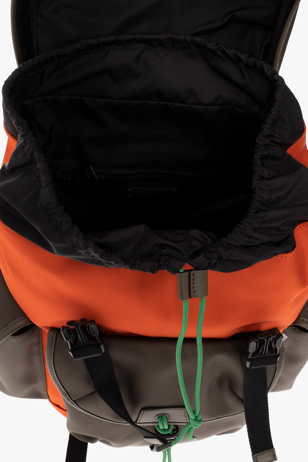 Green 'Yehor' backpack with logo Moncler - bag on the arms Green 'Yehor' backpack with logo Moncler - bag on the arms